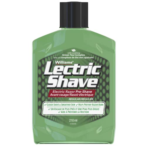 Williams Lectric Shave, Electric Razor Pre-Shave, Original, 210 mL