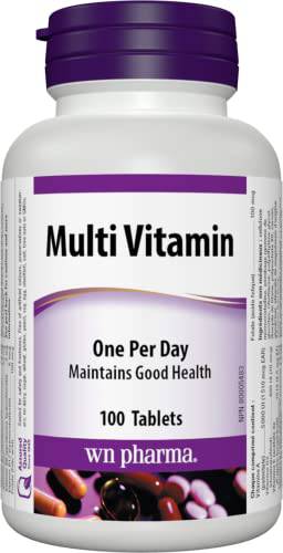 Webber Naturals Pharma Multivitamin, Tablet, 100 Count