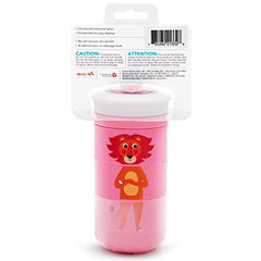 Munchkin 9oz Twisty Bite Proof Sippy Cup (Animals)- Pink, 1 Count