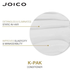 Joico K-PAK Daily Reconstructing Conditioner, Heat Protectant, Moisturizing Cleansing, Repair Damaged Hair, with Keratin and Primrose Oil