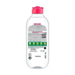 Garnier Micellar Cleansing Water, All-in-One Makeup Remover, Cleanses and Soothes Skin, Ideal for Face, Eyes & Lips, No Rinsing, For Dry & Sensitive Skin, 400ml