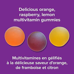 Multivitamin Gummies Orange · Raspberry · Lemon