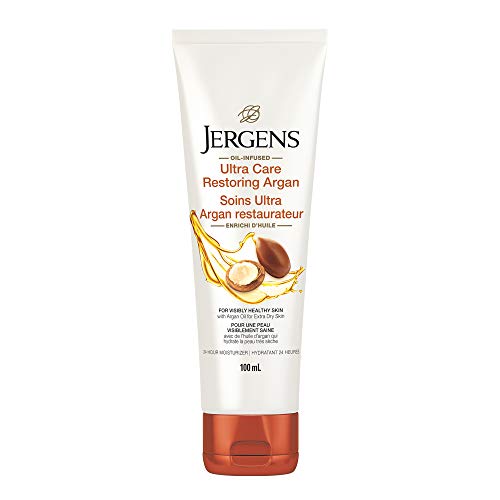 Jergens® Travel Size Ultra Care Restoring Argan Oil-Infused Moisturizer & Body Lotion for Extra-Dry Skin (100 mL)