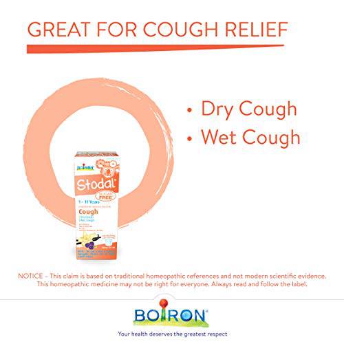 Children's Stodal Sugar Free Is a Homeopathic Syrup for Wet or Dry Cough in Children 1 to 11 Years of Age. - Zecoya