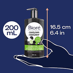 Biore Deep Pore Charcoal Cleanser, Face Wash for Oily Skin (200 mL) - Packaging May Vary