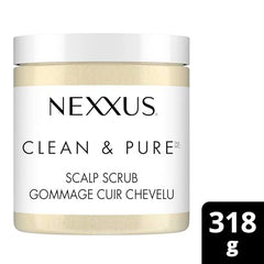 NEXXUS Clean & Pure Scalp Scrub exfoliant for healthy hair and scalp Invigorating sulfate free, paraben free, dye free 318 g