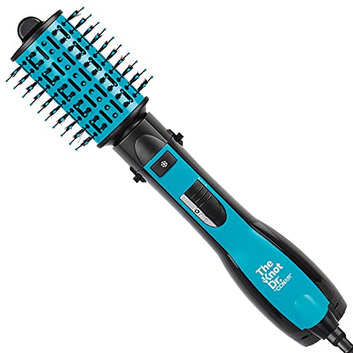 The Knot Dr. for Conair BC118C Detangling Hot Air Brush Wet/Dry Styler Teal 1 Count (Pack of 1)