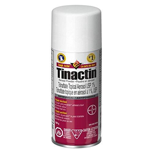 Tinactin Aerosol Powder, Antifungal treatment, 100 g