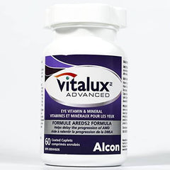 VITALUX® Advanced, Ocular Multivitamin, Age-Related Macular Degeneration Supplement with AREDS 2, AMD, 60 Capsules