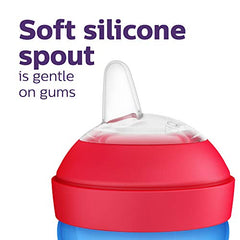 Philips Avent My Grippy Spout Cup, 10oz, 2pk, Pink/Purple, SCF801/22