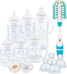 NUK Smooth Flow Newborn Gift Set, 13 Piece, Timeless Collection (AMZ Exclusive)