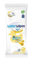 WaterWipes Plastic-Free XL Bathing, Toddler & Baby Wipes, 99.9% Water Based Wipes, Unscented & Hypoallergenic for Sensitive Skin, 16 Count (1 pack), Packaging May Vary