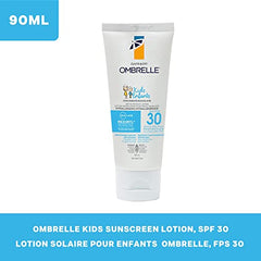 Garnier Ombrelle Kids Sunscreen, SPF 30, Hypoallergenic, Water and Sweat Resistant, Fragance Free, 90 mL