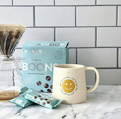 Booby Boons+ Protein Chocolate Chip Bars; (6x45g). Award Winning, Wheat-Free, Soy-Free Breastfeeding Support. Made with Love in Canada