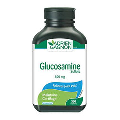 Adrien Gagnon - Glucosamine (Sulfate) for Joint Support, 500 mg, 360 (300+60 Bonus) Capsules