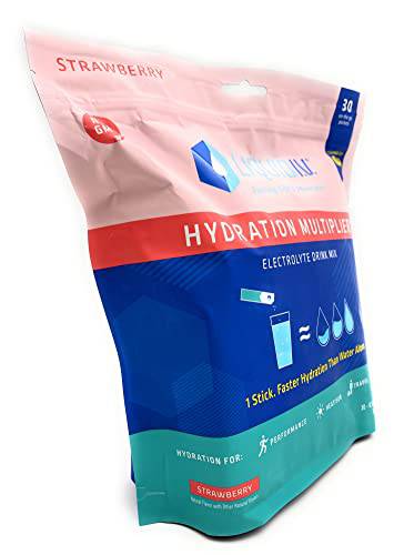 Liquid I.V Hydration Multiplier Electrolyte Drink Mix Strawberry (30 Packets)