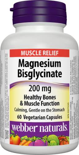 Webber Naturals®, Magnesium Bisglycinate, 200 mg - Zecoya