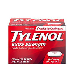 Tylenol Extra Strength Caplets 50 count