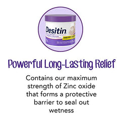 Desitin Diaper Rash Cream for Baby, Zinc Oxide Cream, Maximum Strength, 113g