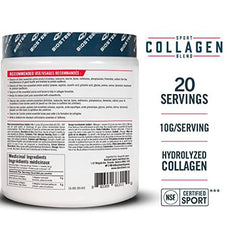 BioSteel Stackables Sport Collagen Blend, Hydrolyzed Collagen Non-GMO Formula, 20 Servings