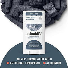 Schmidt's Charcoal & Magnesium Natural Deodorant Stick - Zecoya