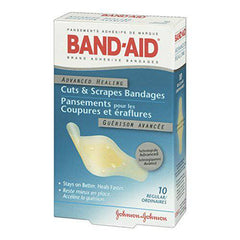 Band-Aid Hydrocolloid All Purpose Bandages, Waterproof Adhesive, Hydro Seal, 10 Bandages