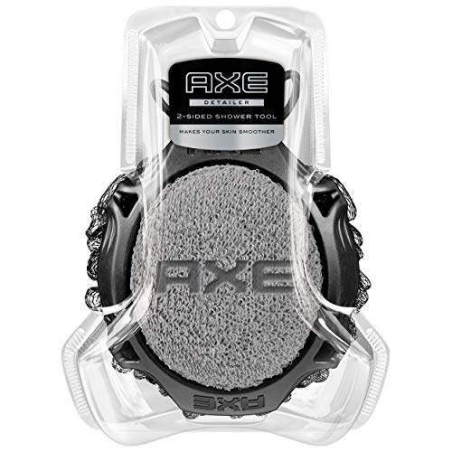 AXE Shower Tool for men Detailer 2-Sided make your skin smoother 1 pc