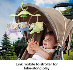 Fisher-Price Baby Crib Toy, 3-in-1 Projection Mobile, Butterfly Dreams Sound Machine with Light Projection for Newborn to Toddler