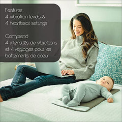 Baby Brezza Smart Soothing Mat - Vibrating Baby Mat/Soother Pad Aids in Calming Fussy Baby for Easier Sleep, Infant: 0-12 Months, Grey