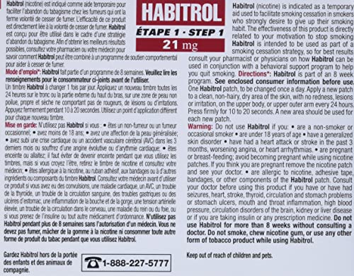 Novartis Habitrol Nicotine Step 1 Patch, 21 mg