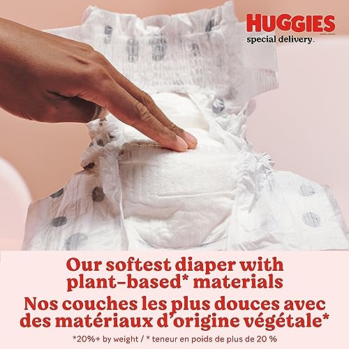 Huggies Special Delivery Hypoallergenic Baby Diapers, Size Newborn, Giga Pack, 68ct