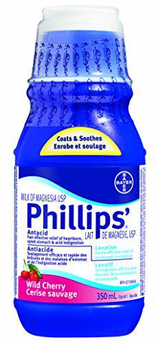 Bayer Phillips Milk of Magnesia Liquid, 350ml