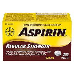 ASPIRIN Regular Strength 325mg Tablet