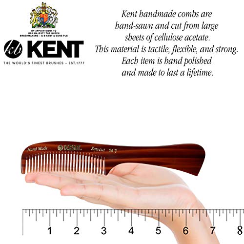 Kent 14T Handmade Sawcut Medium Size Rake Comb