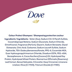 Dove Shampoo for coloured hair Colour Protect for up to 8 weeks of colour vibrancy 750 ml