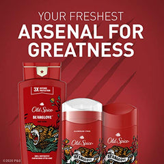 Old Spice Deodorant for Men Wild Collection, Invisible Solid, Bearglove, 73g (Packaging may vary)