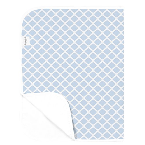 Kushies Baby Deluxe Change Pad, Blue Lattice