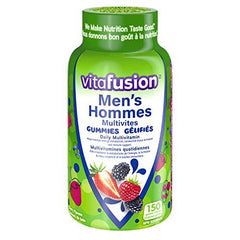 Vitafusion Men's Multivites Gummies, Daily Multivitamin, Healthy metabolism 1, Immune support 2, Connective tissue formation 3, 150 Count (2.5-month supply).