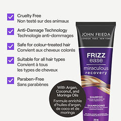 John Frieda Frizz Ease Miraculous Recovery Repairing Shampoo for Damaged Dry Hair, 250 ml (Pack of 1)