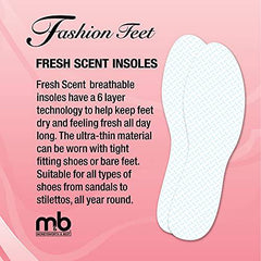 Moneysworth & Best Fashion Feet Fresh Scent Insole, Women's 7