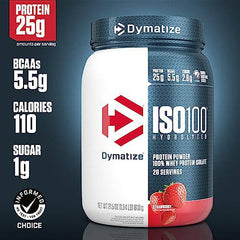 Dymatize ISO100 - Strawberry 20 srv