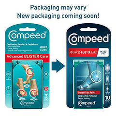 Compeed Advanced Blister Care Cushions, Package of 10 Mixed Size Cushions (2 Count)