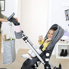 Skip Hop Universal Stroller Cup Holder, Stroll & Connect, Grey