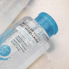 Marcelle Micellar Water, for Waterproof Makeup, All Skin Types, with Argan Oil, Cleanses, Removes Makeup and Tones, Hypoallergenic, Alcohol-Free, Fragrance-Free, Cruelty-Free, 400 mL