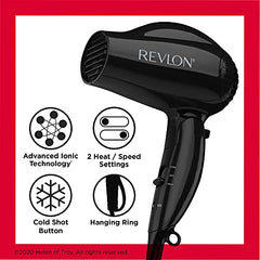 Revlon 1875W Quick Blowout Travel Hair Dryer