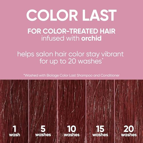 BIOLAGE Conditioner, ColorLast Conditioner, Helps Protect Hair and Maintain Vibrant Color, For Color-Treated Hair, Color Safe, Paraben Free, Silicone-Free, Vegan