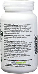 Prairie Naturals Organic Chlorella broken cell wall tablets 360 Count