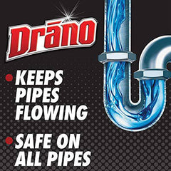 Drano Max Gel Drain Clog Remover and Cleaner, Unclogs and Removes Blockages from Showers and Sinks, 2.3L - Zecoya