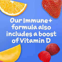 Emergen-C Immune+ Junior Vitamin C Gummy Supplement, Kid's Vitamins Fun-tastic Fruit Flavour, 44 Gummies