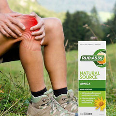 RUB·A535 Natural Source Arnica Cream for Inflammation & Pain Relief, Maximum Strength, 65-g